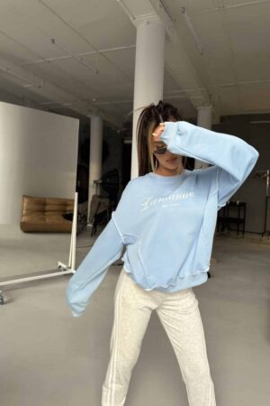 BLUZA LAMANUEL WHATEVER BŁĘKIT