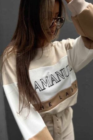 BLUZA LAMANUEL BLACK MULTIKOLOR