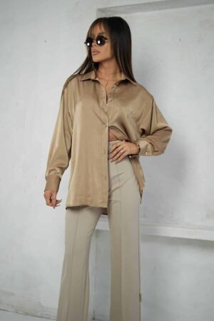 KOSZULA LAMANUEL ELEGANT BEŻ