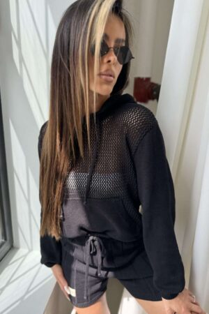 KOMPLET LAMANUEL BEACHY CZARNY