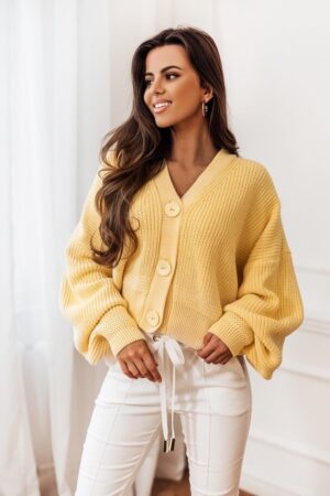 SWETER MALLA ŻÓŁTY