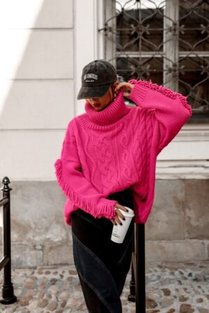 SWETER HIVER COCOMORE AMARANTOWY