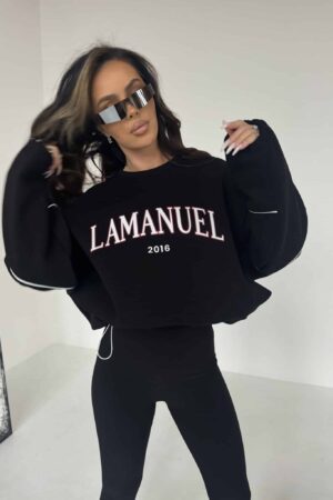BLUZA LAMANUEL MODERN CZARNA