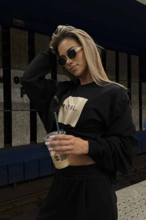 BLUZA LAMANUEL UNPLUGGED CZARNA