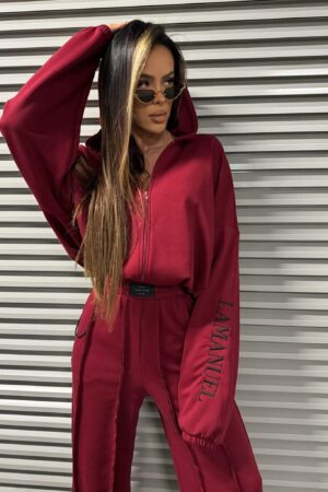 BLUZA LAMANUEL SERENITY BORDO