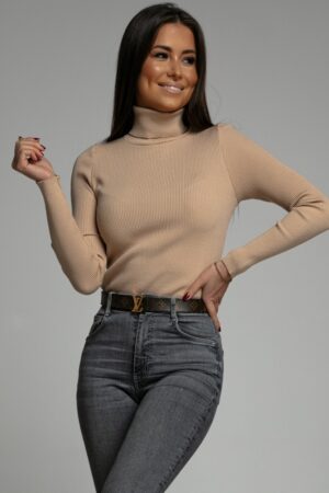 SWETER KINI GOLF BEŻOWY