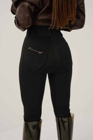 LEGGINSY LAMANUEL THE BACK CZARNE