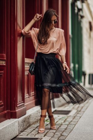 SPÓDNICA CLEA CZARNA