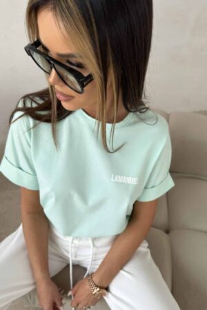 TSHIRT LAMANUEL BEST BASIC MIĘTA