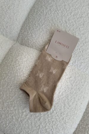 SKARPETY LAMANUEL SHORITE BEŻ