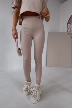 LEGGINSY LAMANUEL ADORE BEŻ