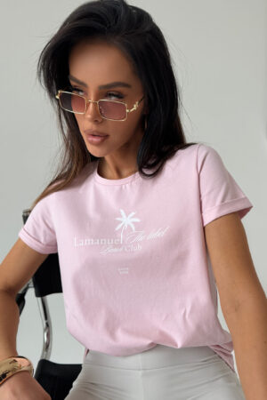 T-SHIRT MALIBU RÓŻ