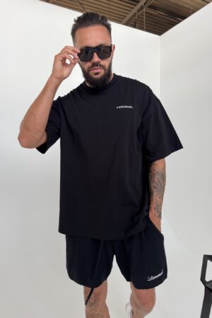 T-SHIRT UNISEX MĘSKI CZARNY