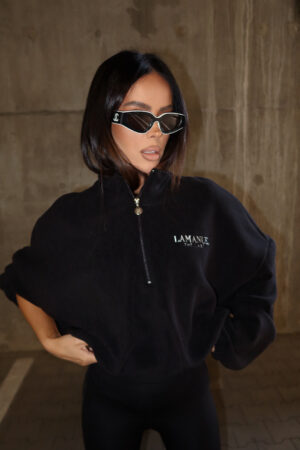 BLUZA WARM UP CZARNA