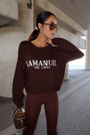 SWETER CRASH CZEKOLADA