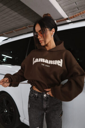 BLUZA FLUFFY CZEKOLADA