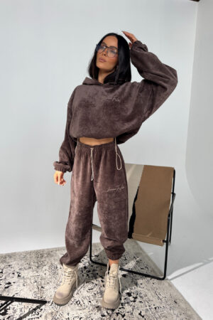 KOMPLET QUEEN CZEKOLADA