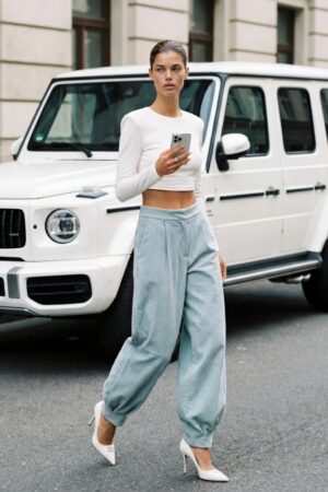 Spodnie Gazmond Miętowe