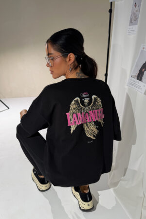 T-shirt La Club Czarny