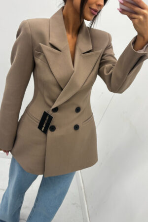 Marynarka Taliowana Mokka