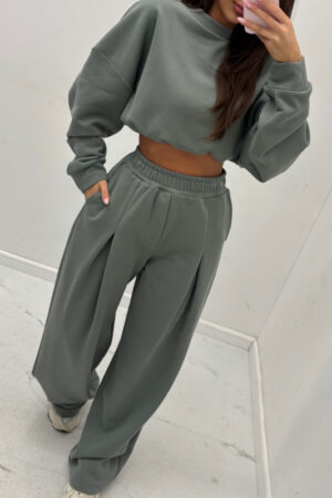 Spodnie Emo Szałwia