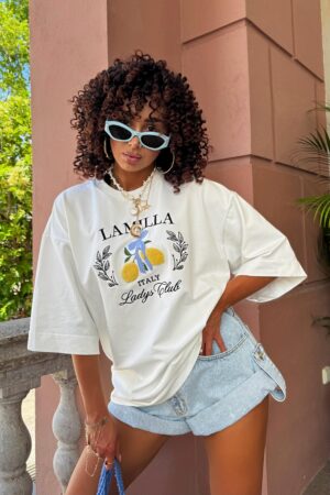 T-shirt Club Biały