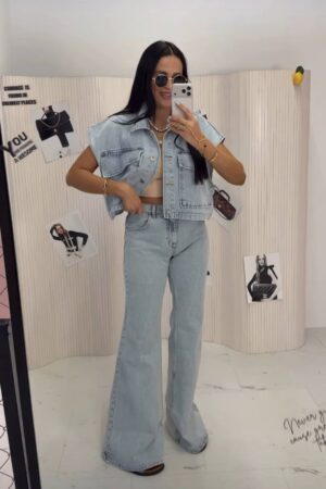 Spodnie Chico Jeans Błękit