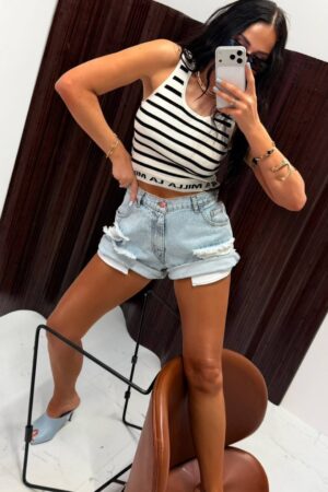 Spodenki Jeans Fidi Błękitne