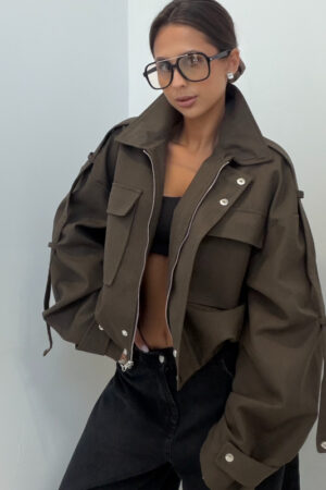 Kurtka Bomber Army Green