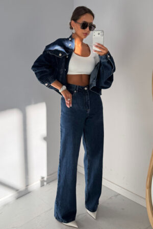 Spodnie Jeans Mind Granat