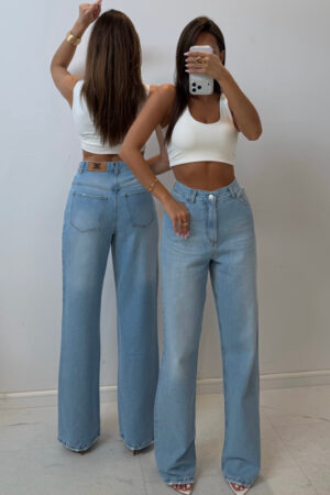 Spodnie Jeans Mind Niebieskie