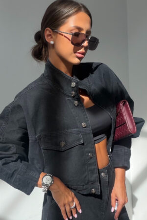 Kurtka Jeans Minna Czarna