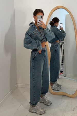 Spodnie Jeansy mom fit Vintage